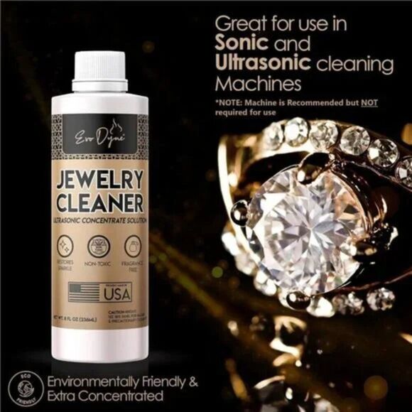 Ultrasonic Jewelry Cleaner – Jewelry Cleaner Solution for Diamond, Gold, Silver - Picture 4 of 7